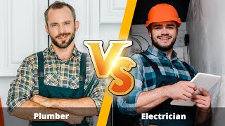 Plumber vs Electrician in 2021  4 Factors to Consider [upl. by Daj108]