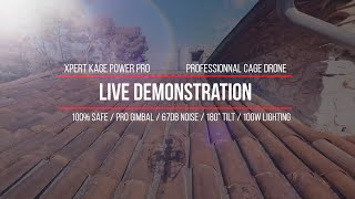 Live demo of the inspection possibilities of the Xpert Kage Power Pro inspection drone [upl. by Hilbert961]