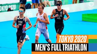 Mens FULL Triathlon 🏊‍♂️🚴‍♂️🏃‍♂️  Tokyo Replays [upl. by Annahpos]