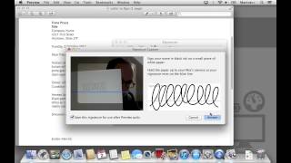 Quick Tip Digitally Insert Signatures into Documents Using Preview [upl. by Etennaej815]