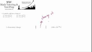 Physics Regents June2012 04  The Elementary Charge [upl. by Kcir]