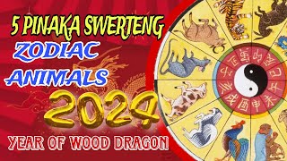 5 PINAKA SWERTENG ZODIAC ANIMALS IN 2024  LUCKIEST ZODIACS IN 2024 [upl. by Malik911]