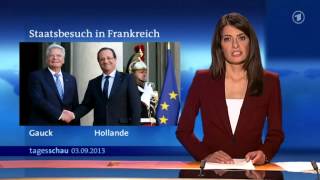 tagesschau 2000 Uhr 03092013 [upl. by Wilfrid]