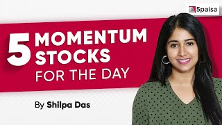 5 Stocks to Buy or Sell Today in Share Market Sensex amp Nifty Market Outlook  5paisa [upl. by Kcirdderf]