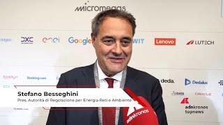 Energia Besseghini Arera quotPrezzi gas relativamente stabili su 40 euroMWhquot [upl. by Astrix538]