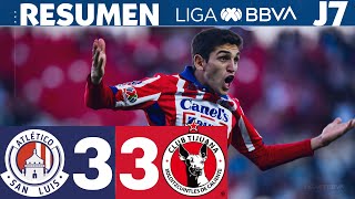 Atlético de San Luis 33 Tijuana lluvia de goles en San Luis  J7 CL24 [upl. by Royd]