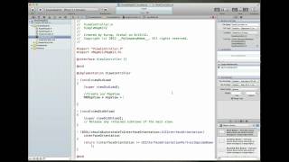 iOS Tutorial  Getting Started with MapKit  Creating a MapView programmatically  Tutorial 2 [upl. by Mitchiner]