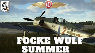 quotFocke Wulf Summerquot  ACGs quotThe Pendulum Swingsquot 1942 Campaign  6JG26 Kondor  IL2  VR [upl. by Ahseia]