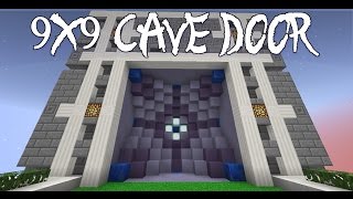 Epic 9x9 Cave Door Seamless beauty ft Lucasdaredstone  Minecraft 111 [upl. by Elnore]