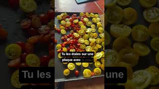 Comment faire des tomates séchées maison  jardin cuisine tomate [upl. by Genaro]