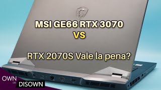 2021 MSI GE66 Raider RTX 3070 vs RTX 2070 Super  Worth it In Spanish [upl. by Llerdnam]