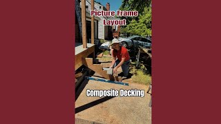 Pro Tip Building Picture Frame Stairs with Composite Decking [upl. by Eojyllib]