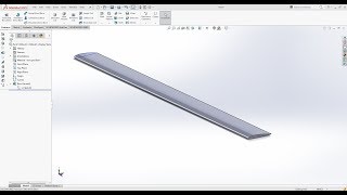 How to design Aerofoil in Solidworks [upl. by Kynthia674]