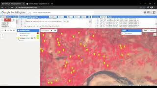 Satellite Image classification Random Forest RF Machine Leaning ML in Google Earth Engine GEE [upl. by Ahsyekat]