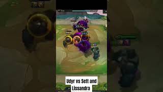 Udyr vs Sett and Lissandra tft teamfighttactics 3star sett lissandra udyr msi2024 [upl. by Odnala]