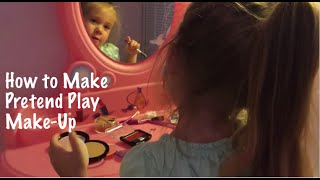 How to Make Pretend Play Makeup for your Toddler [upl. by Anyala127]