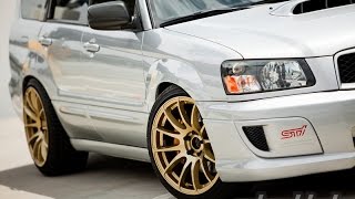 Subaru forester drag race SG5 VS SG9 [upl. by Lashonde]