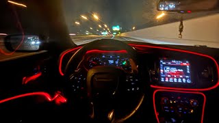 POV DRIVE 2015 DODGE CHARGER RT no talking [upl. by Lleumas]