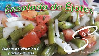 Ensalada de EJOTES  Cocina amp Vida Saludable [upl. by Mcquillin]