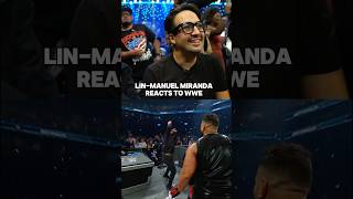 Lin Manuel Miranda had the time of his life at SmackDown 🙌🔥 [upl. by Lladnar]