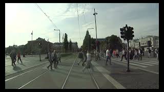 Cabview Oslo Tramway Line 19 Ljabru  Majorstuen with SL18 tram [upl. by Rois218]