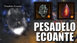 Diablo 3  Fazendo o PESADELO ECOANTE pela primeira vez Cortes da Live [upl. by Aserahs74]