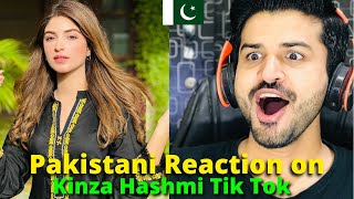 Reaction on Kinza Hashmi TIKTOK VIDEOS  Drama Actress  Reaction Vlogger [upl. by Elgar688]