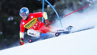 FIS Alpine Ski World Cup  Mens Giant Slalom 2 RUN 1  Alta Badia ITA  2023 [upl. by Annatnas]