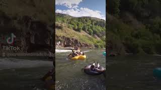 Tubing on the Portneuf River in Idaho [upl. by Teague546]