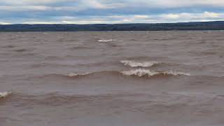 Cool Lake Superior waves in Ashland [upl. by Robers803]