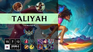 Taliyah Jungle vs Nidalee  KR Challenger Patch 1412 [upl. by Osman]