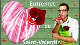 recette DESSERT DE SAINT VALENTIN  Valentins day entremet EN subs [upl. by Nikolas944]