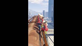 Gta 5 Epic Ragdoll Show Spiderman Vs Colour Minion Falls amp Fails in Gta V Part  24 gta shorts [upl. by Arihsaj336]