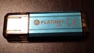 Platinet 16GB Flash Drive  PenDrive unboxing amp speed test [upl. by Ekard]