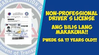 PAANO KUMUHA NG NONPROFESSIONAL DRIVERS LICENSE  2022 UPDATED STEP BY STEP GUIDE  LTO NPDL [upl. by Katya950]