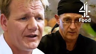 Ramsay Teaches Professional Chef to Cook  Ramsays Kitchen Nightmares [upl. by Bunni]