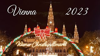 Christmas in Vienna 2023 First day of Christmas markets [upl. by Melina]