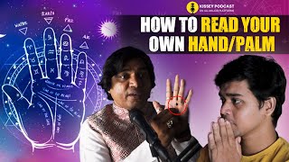 Learn Beginners Guide Read Your Own HandPalm  Learn Palmistry  Heart Life Head Marriage Line [upl. by Rehctelf632]