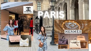 Paris Shopping Vlog I Paris Hermes Sevres I Chanel New Collection I Louis Vuitton New Bags [upl. by Parent721]