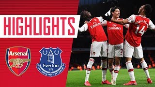 HIGHLIGHTS  Arsenal 32 Everton  Premier League  Feb 23 2020 [upl. by Ballou233]