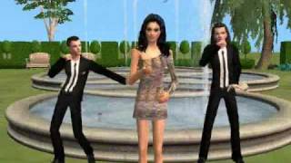 3OH3 Ft Katy Perry  Starstrukk  The Sims 2 Version  HD [upl. by Jillana]