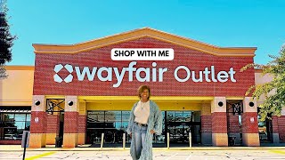 SHOP WITH ME WAYFAIR OUTLET homedecor discount furniture [upl. by Quintin]