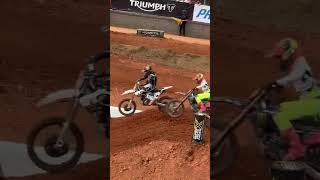 Haiden Deegan passes RJ  motorcycle race dirtbike [upl. by Aba]