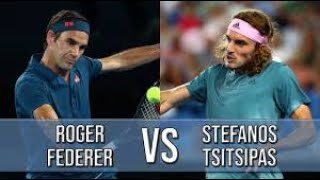 Roger Federer vs Stefanos Tsitsipas  Swiss Indoors Basel 2019 highlights [upl. by Eelinej]