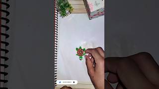 DIY Turtle With Clay  Porcelain clay  animaltrendturtle junglesoftclayclay youtubeshortsdiy [upl. by Nnyledam987]