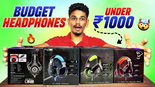 Top 5 Best wired Headphones Under 1000 Rs🔥Best Gaming Headsets in India 2024 [upl. by Thornburg828]