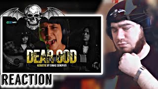 Avenged Sevenfold fan reacts to Dimas Senopati Acoustic Cover Dear God [upl. by Nitnerb]