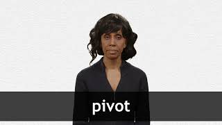 How to pronounce PIVOT in American English [upl. by Tavi]