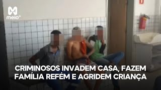 Criminosos invadem casa fazem família refém e agridem criança autista em Teresina [upl. by Samford300]