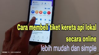 cara beli tiket kereta api lokal secara online [upl. by Esinet]